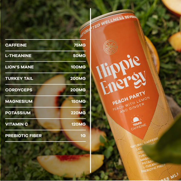 Peach Party Energy Drink