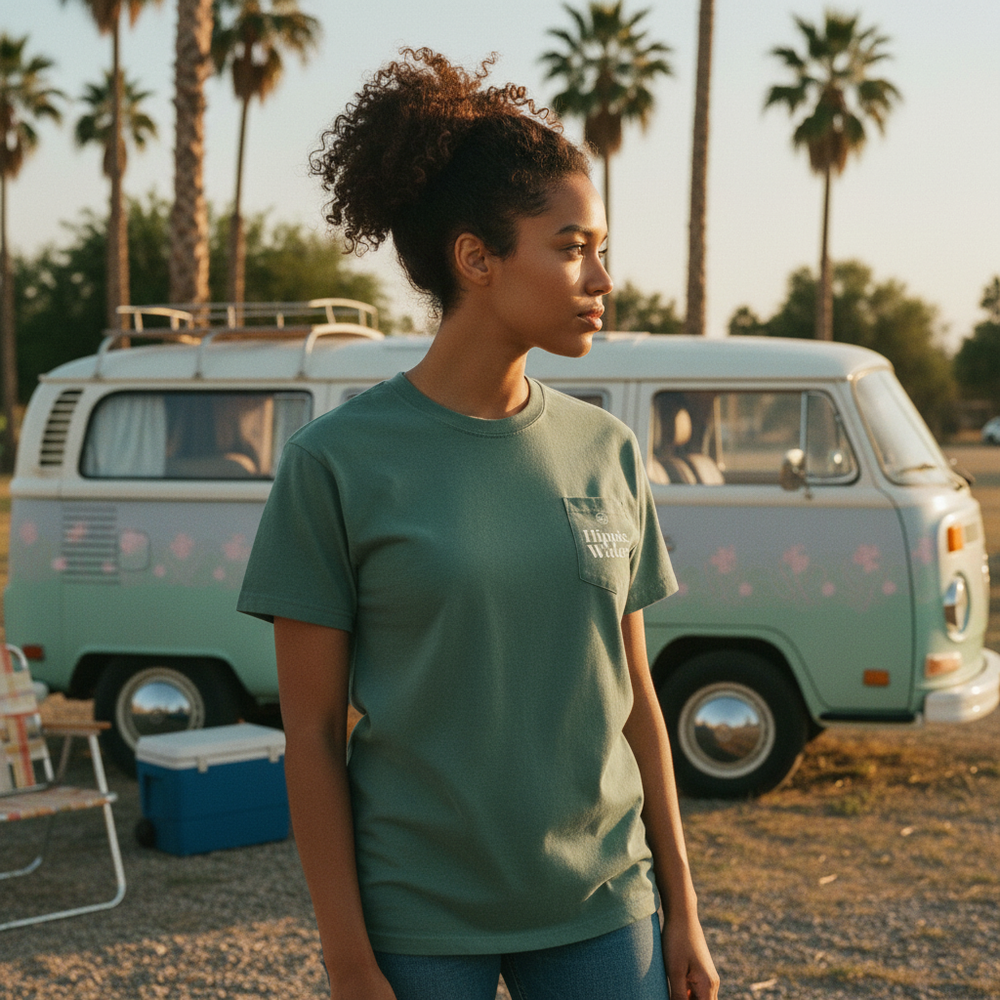 Stay Hydrated Hippie Water T-Shirt – Comfort Colors® Pocket Shirt