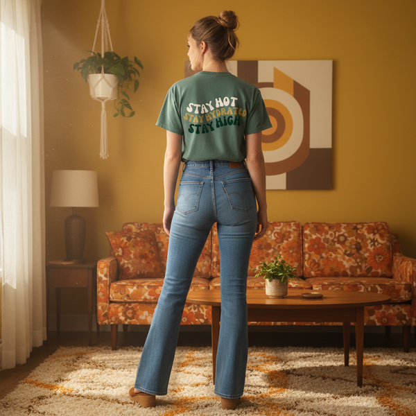 Stay Hydrated Hippie Water T-Shirt – Comfort Colors® Pocket Shirt